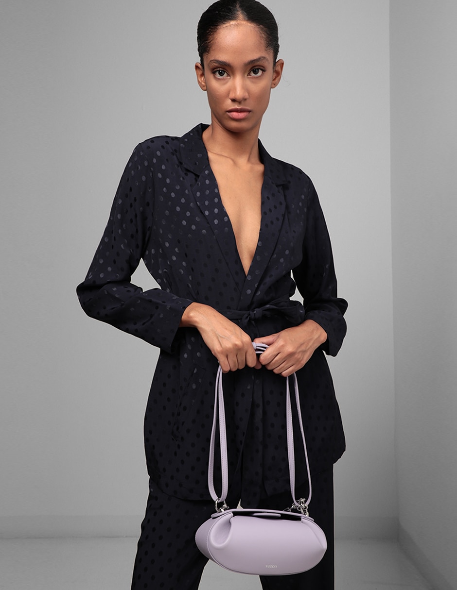 BOLSA PIEL, LILA