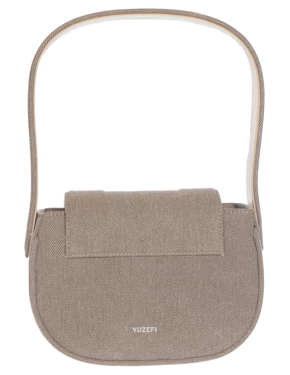 Bolsa flap de mezclilla para mujer 3
