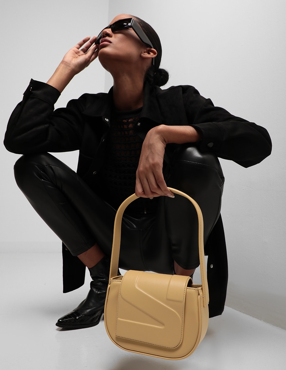 Bolsa shoulder de piel para mujer 5
