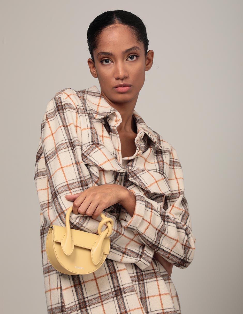 BOLSA POLIURETANO, AMARILLO