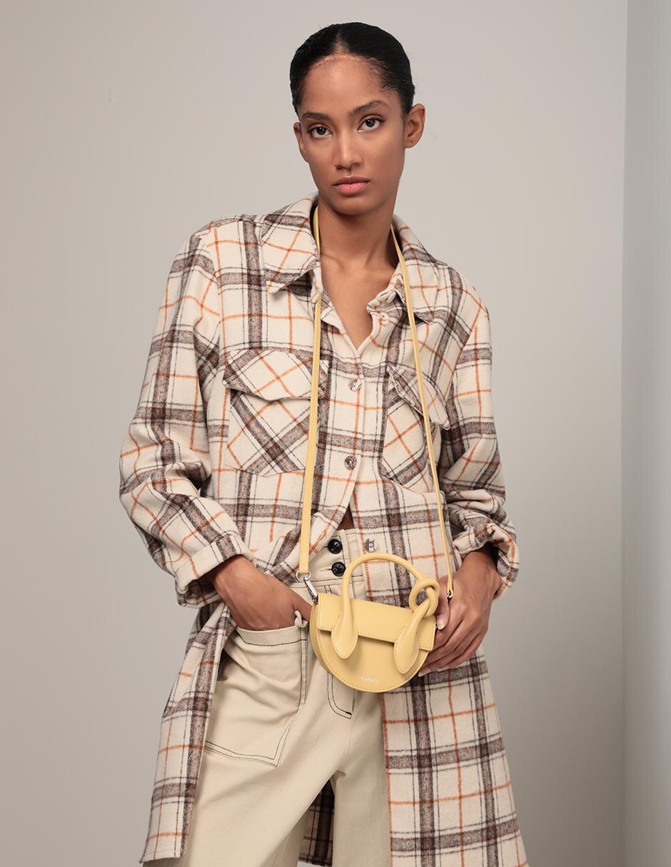 BOLSA POLIURETANO, AMARILLO