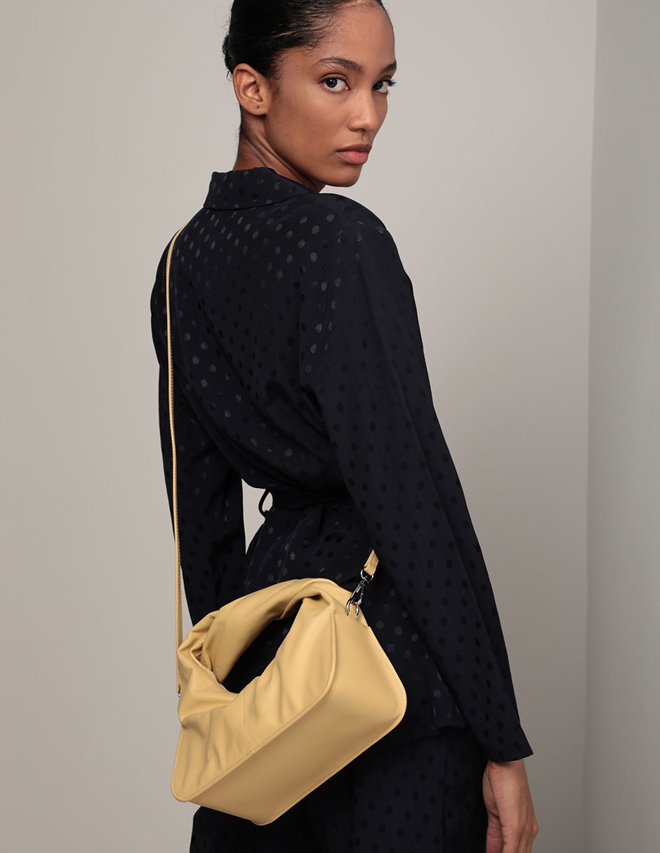 BOLSA POLIURETANO, AMARILLO