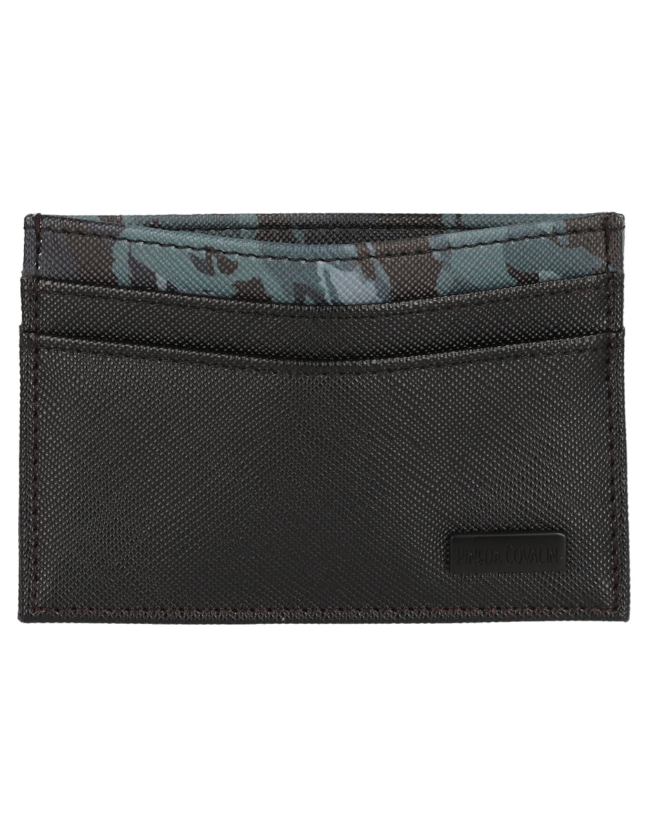 Tarjetero de vinil México camuflaje para hombre 2