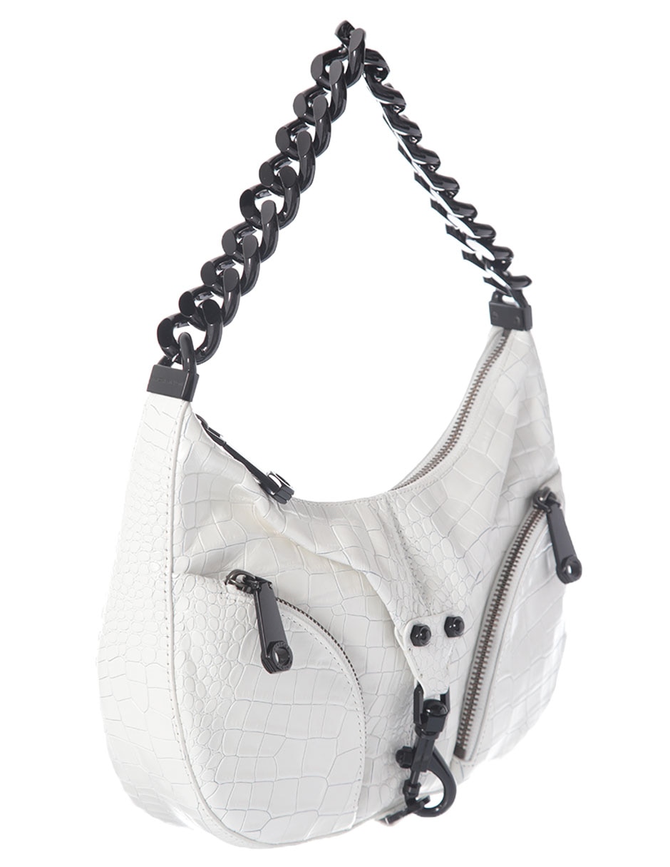 Bolsa shoulder Julian Croissant de piel para mujer 2