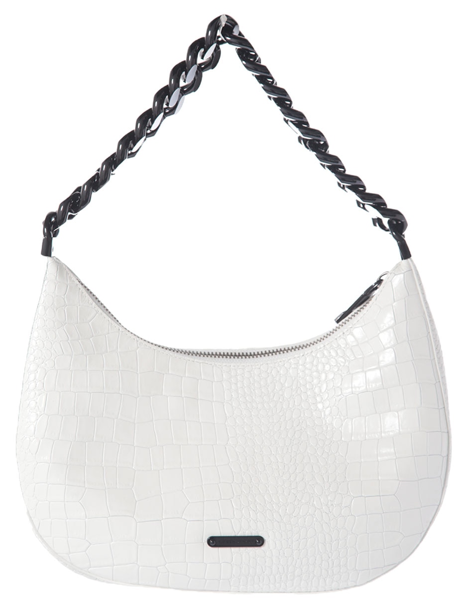 Bolsa shoulder Julian Croissant de piel para mujer 3