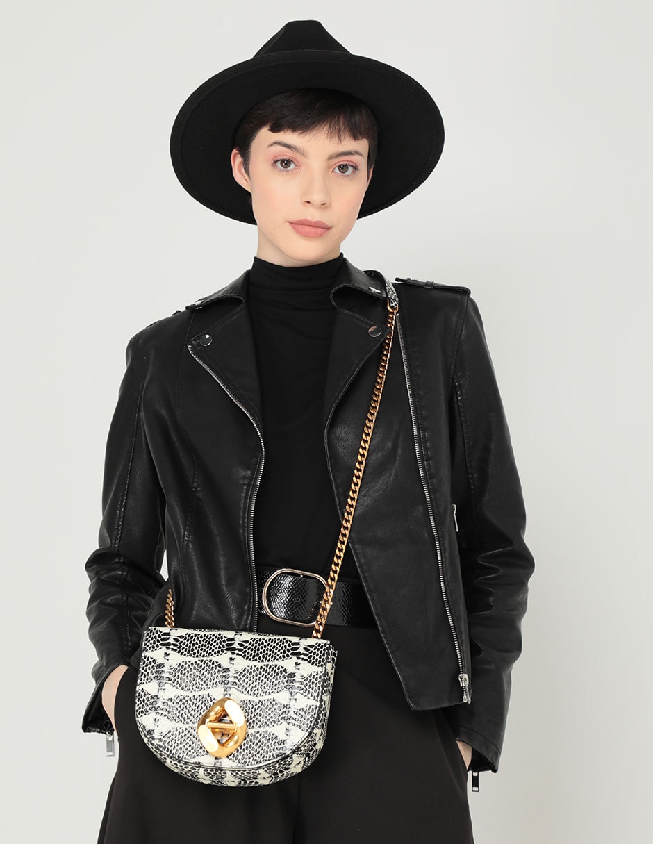 Bolsa crossbody G Mini Saddle de piel para mujer 5