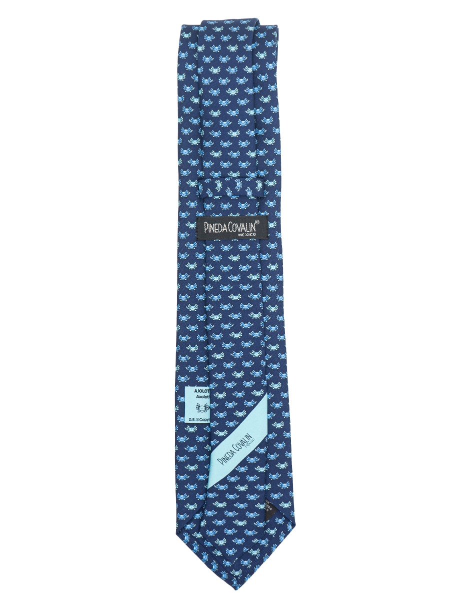 Corbata regular de seda estampada para hombre 2