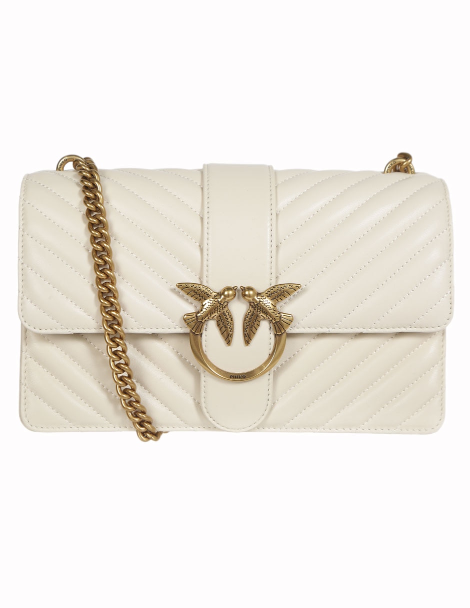 Bolsa crossbody Love One Classic de piel para mujer Bolsa crossbody Love One Classic de piel para mujer