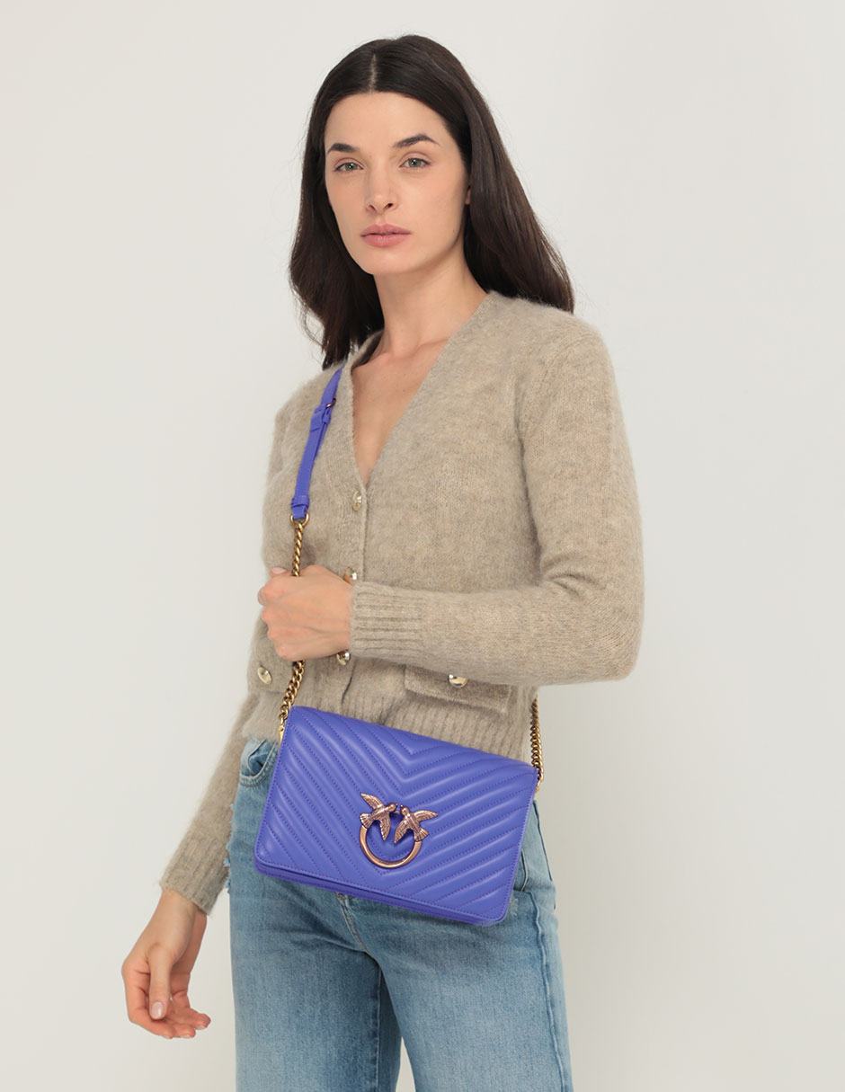 Bolsa crossbody Love-Birds de piel para mujer 5