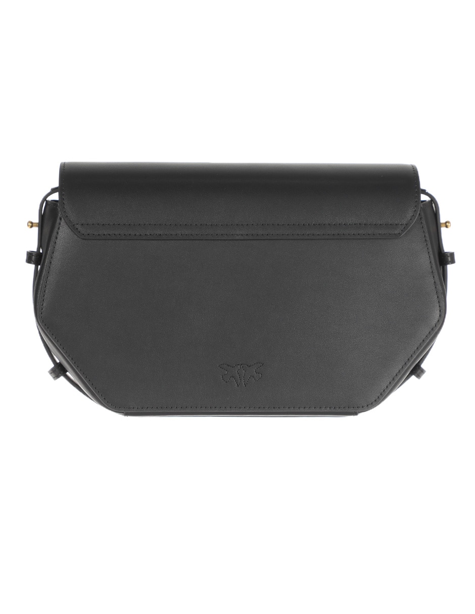 Bolsa flap Love Click Exagon Classic de piel para mujer 3