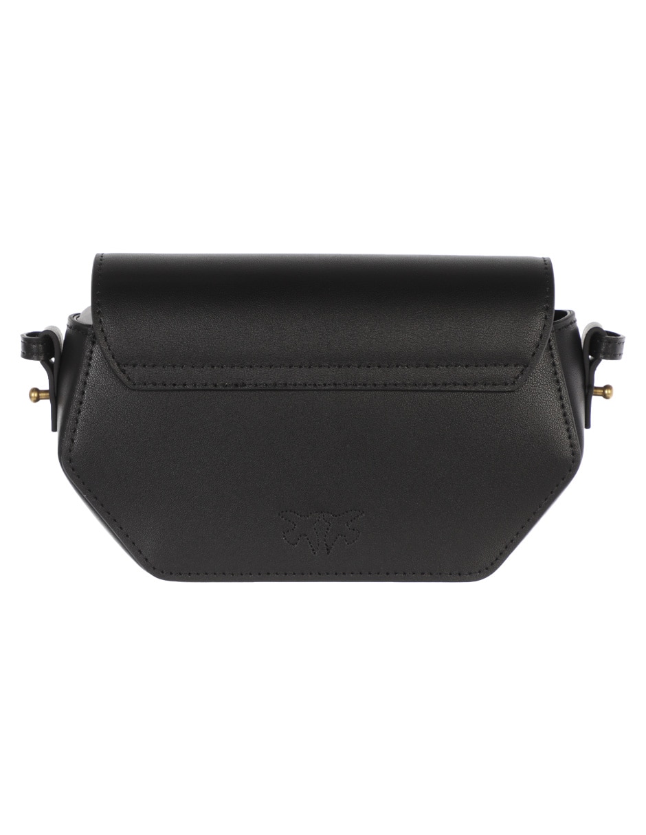 Bolsa crossbody Love Click Exagon Baby de piel para mujer