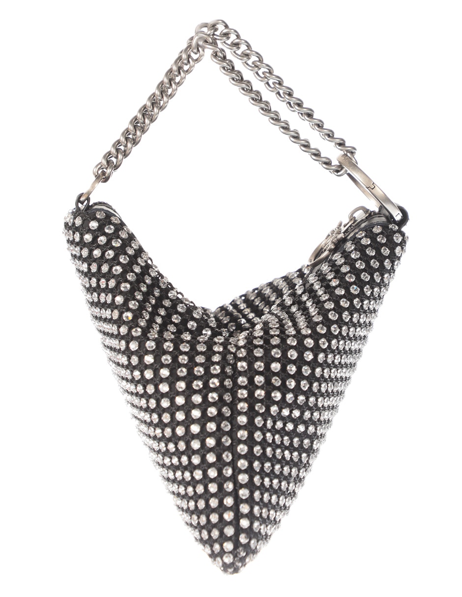 Bolsa clutch Love de piel para mujer