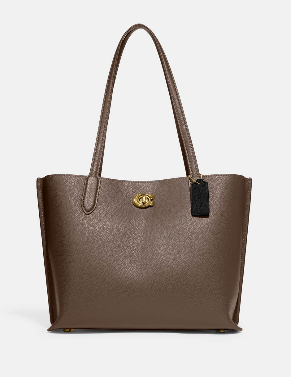 Bolsa tote Coach Polished Pebble Leather de piel para mujer