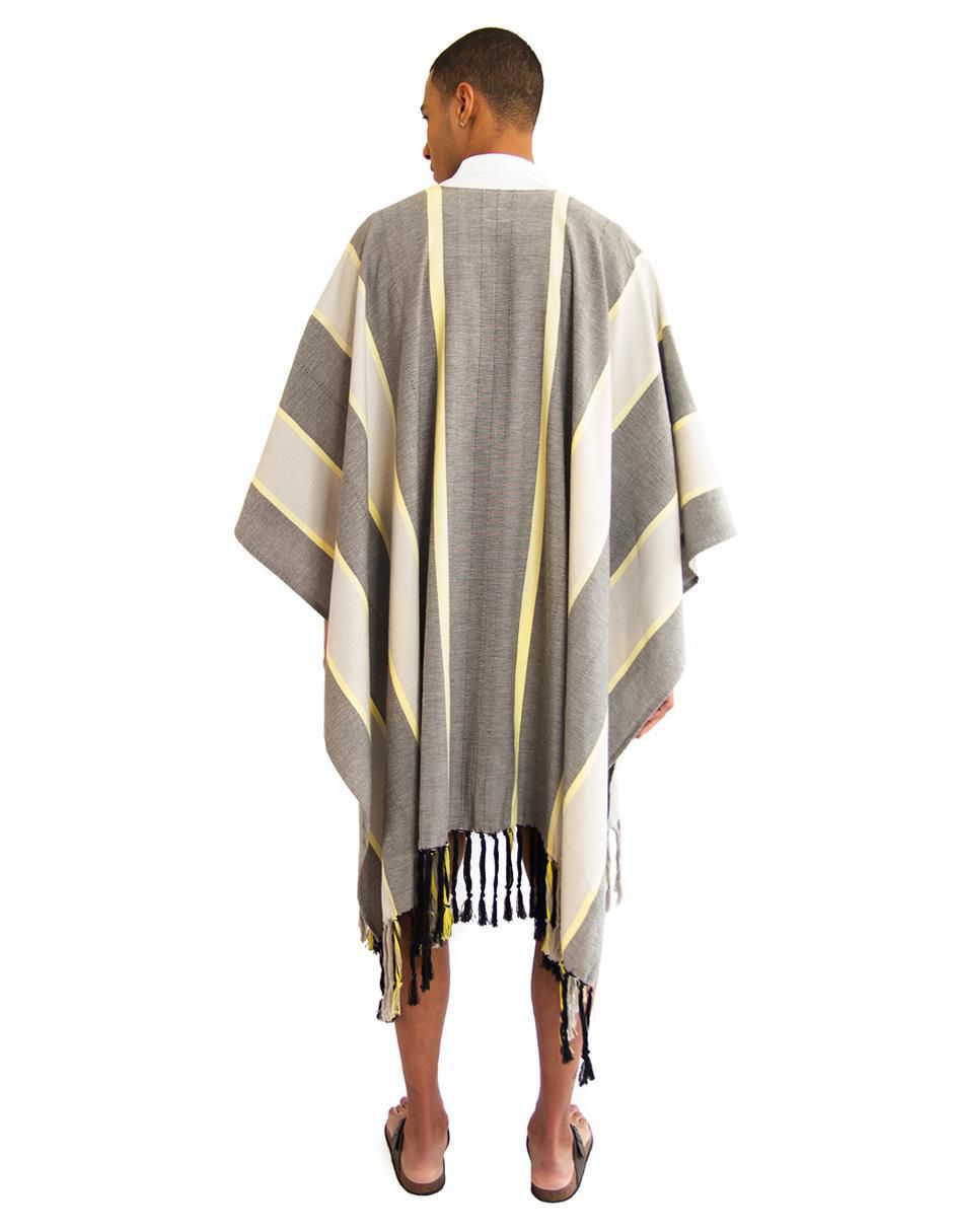 Poncho x Candor Rcano de algodón para hombre 2