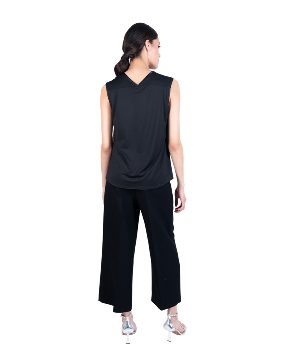 Blusa sin manga para mujer 2