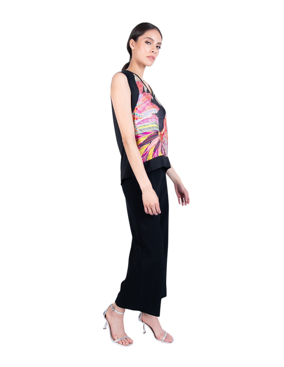 Blusa sin manga para mujer 3