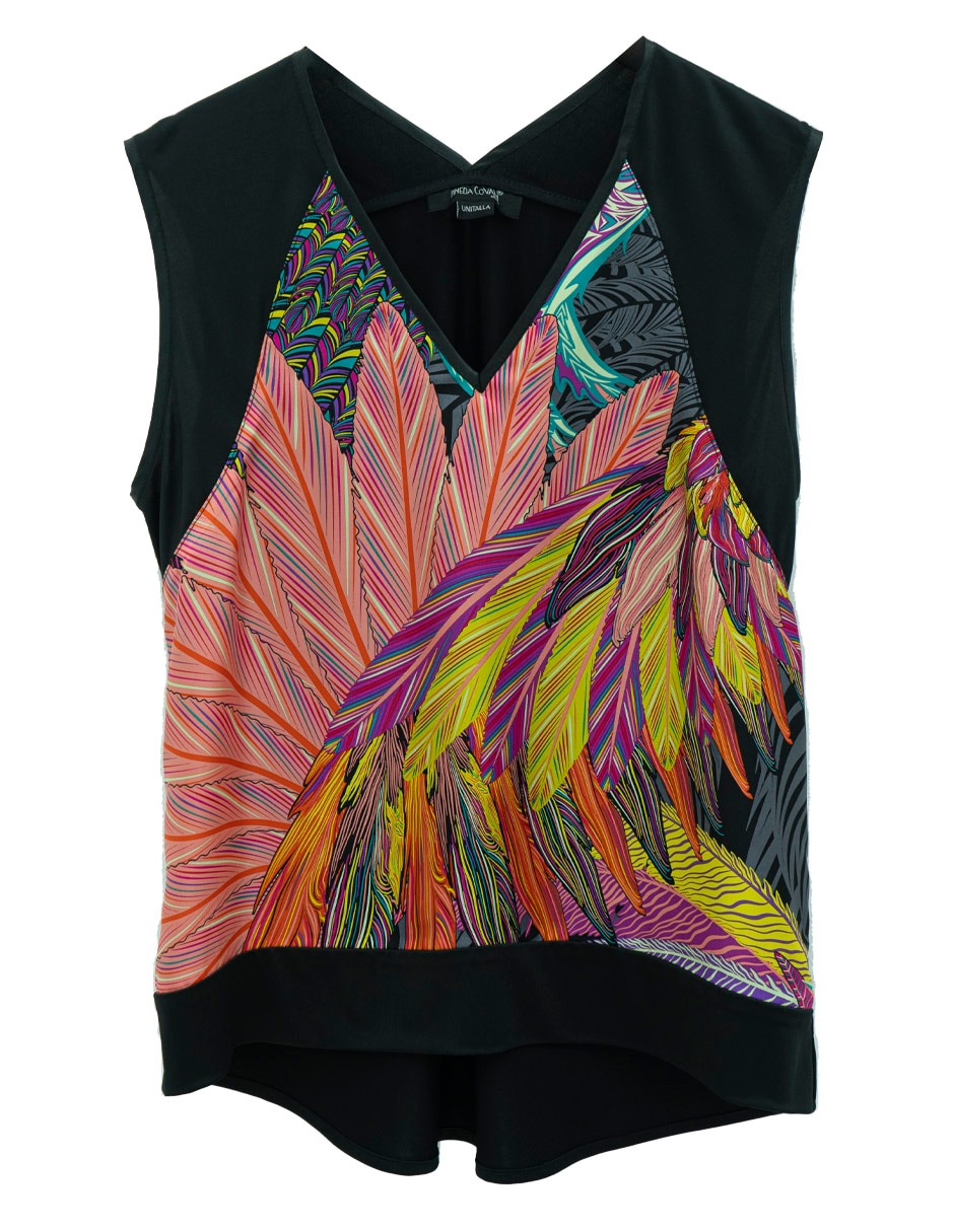 Blusa sin manga para mujer 4