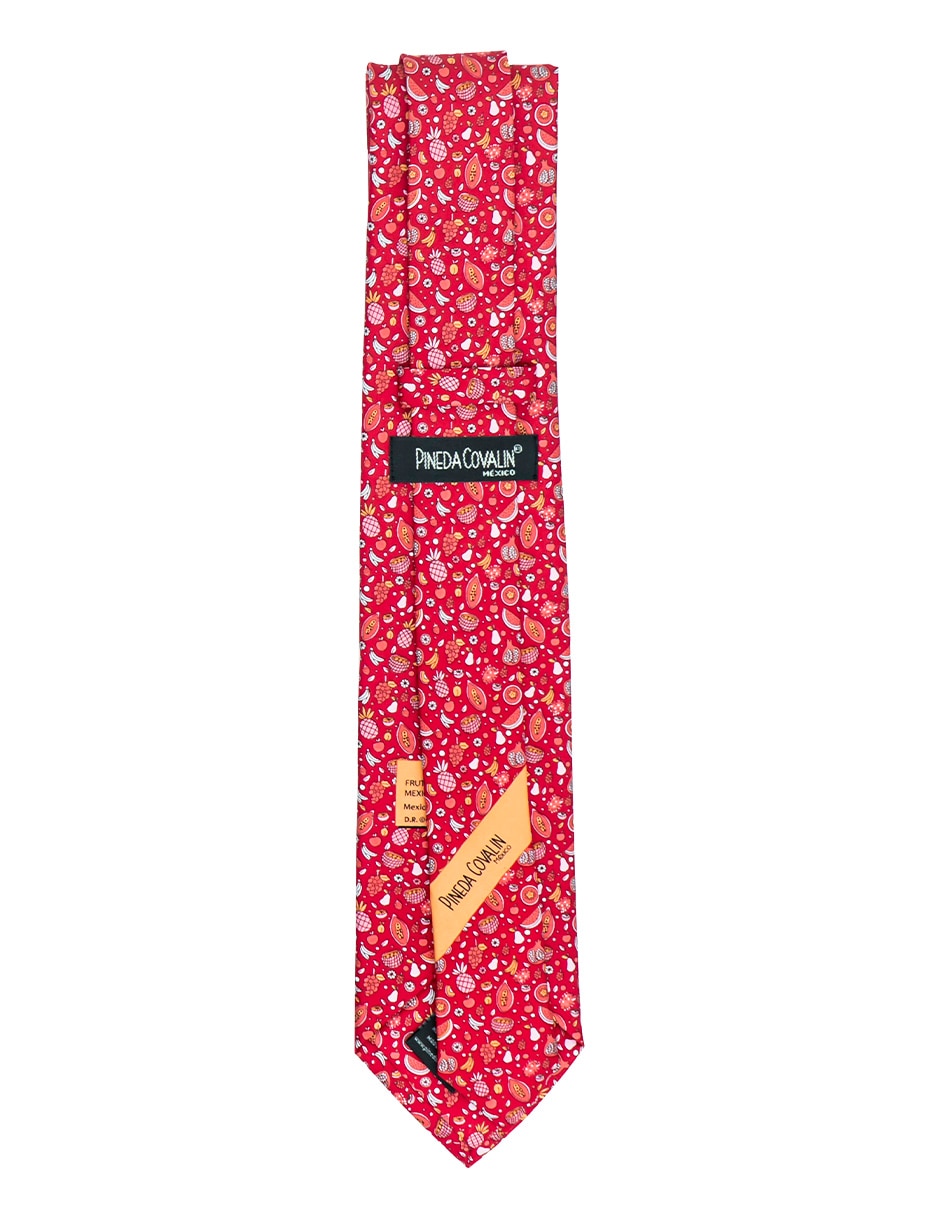 Corbata regular (6-8.5 cm) de seda estampado gráfico para hombre 2