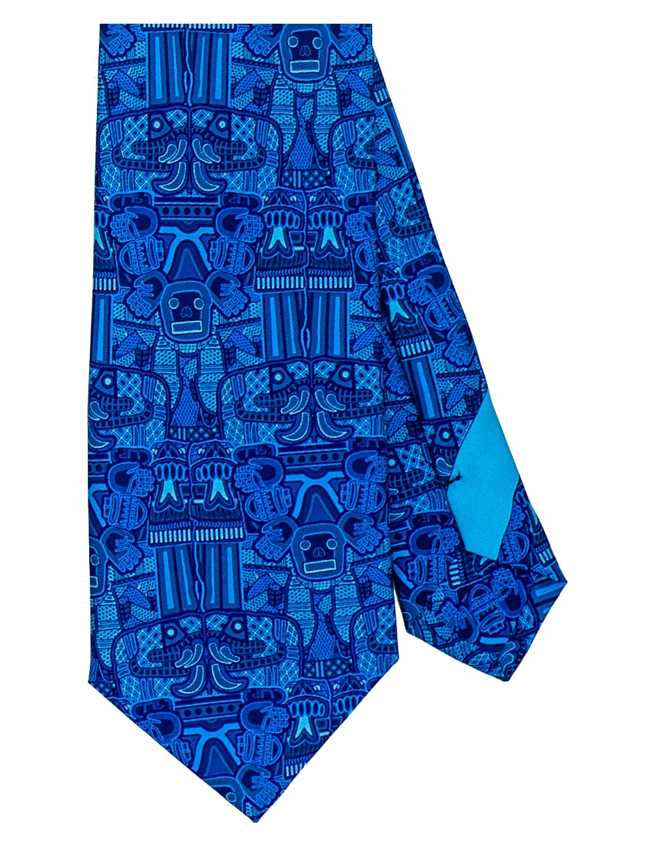 Corbata regular (6-8.5 cm) de seda estampado gráfico para hombre Corbata regular (6-8.5 cm) de seda estampado gráfico para hombre
