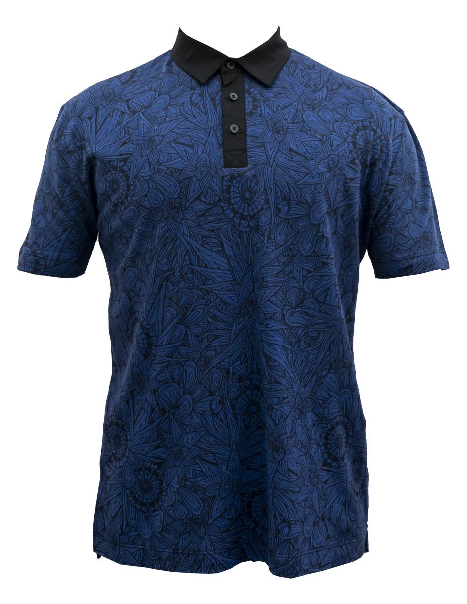Playera Santuario Cactáceas cuello polo para hombre 4
