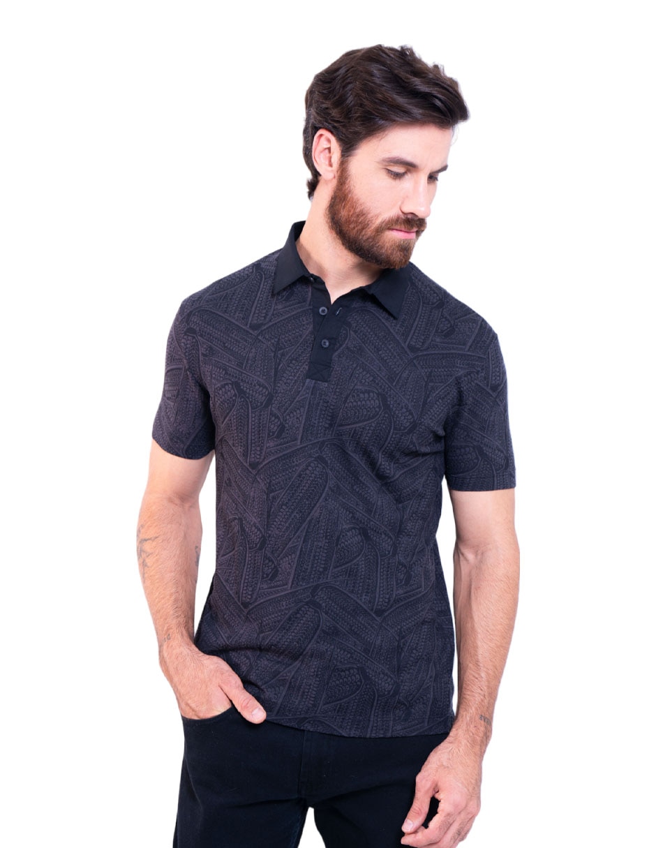 Playera tipo polo Mazorca para hombre 4