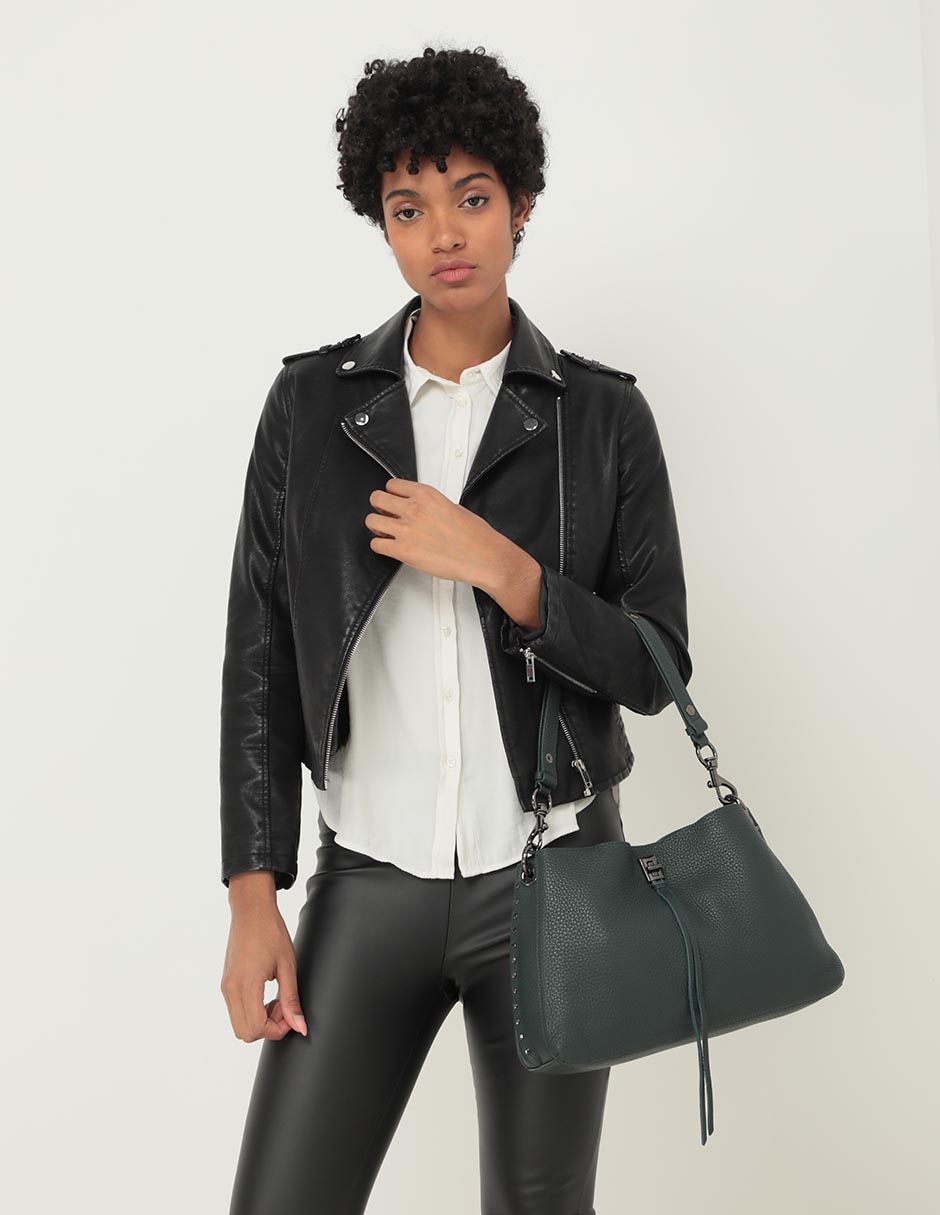 Bolsa shoulder de piel para mujer 5