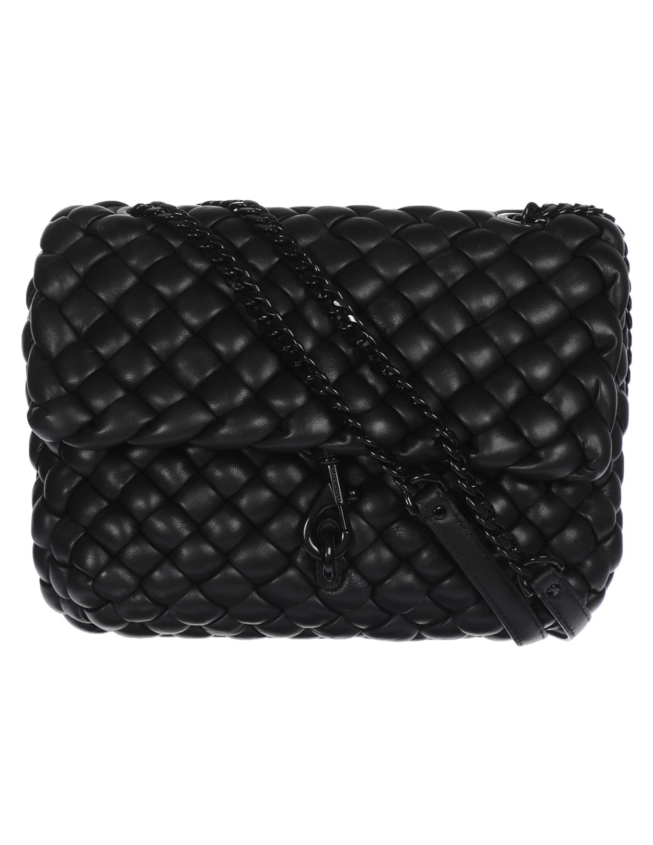 Bolsa flap de piel para mujer