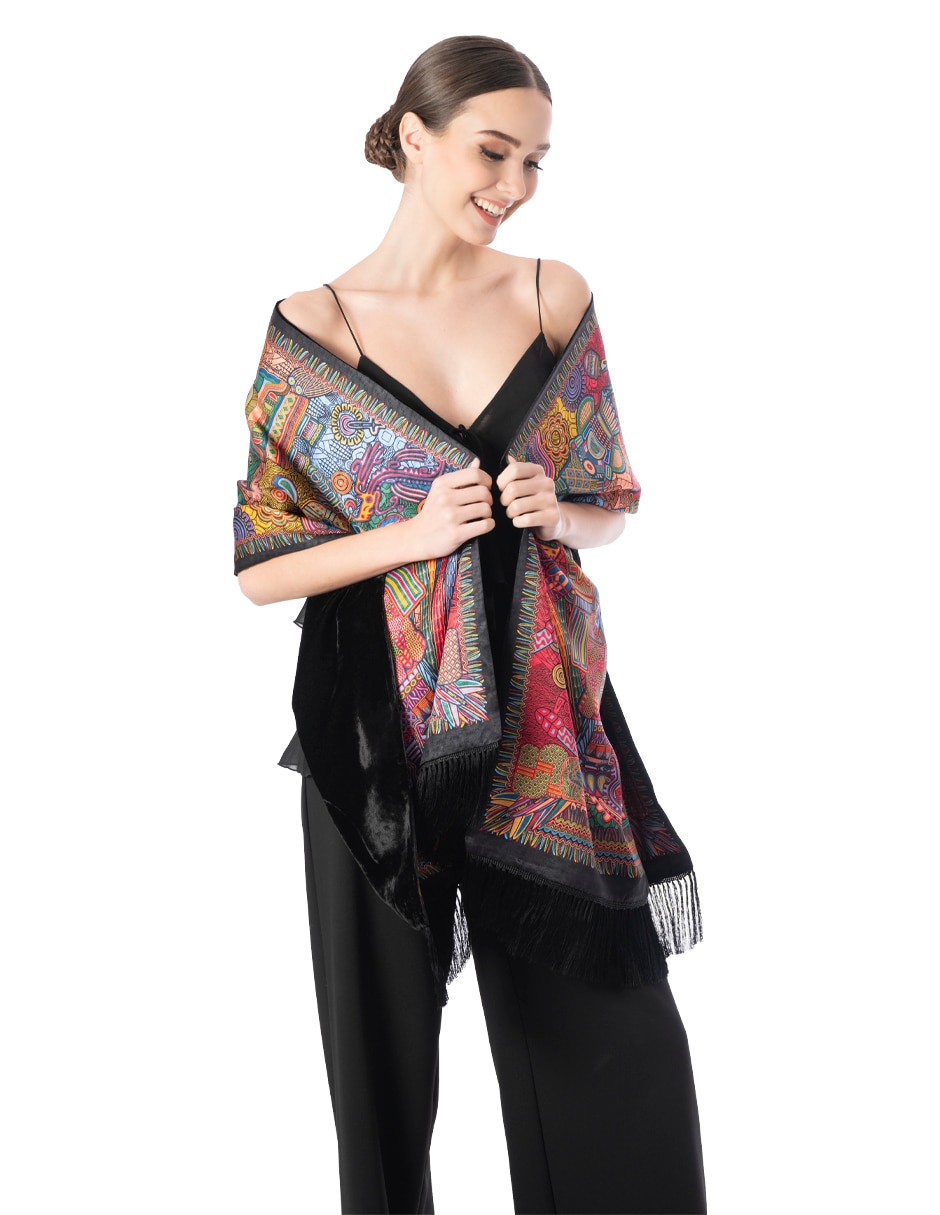 Chal estampado