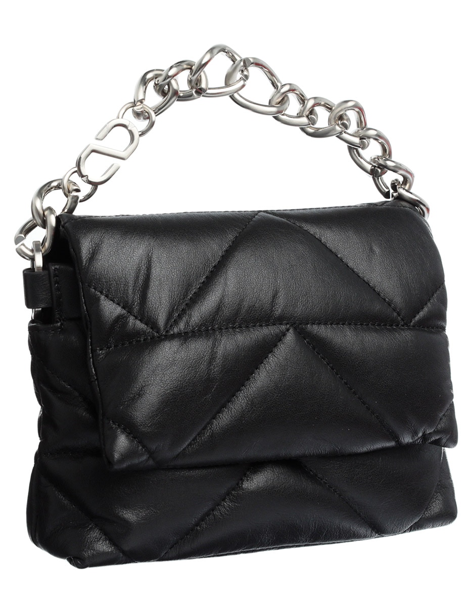 CROSSBODY SPRING 23 PIEL BROCHE, NEGRO