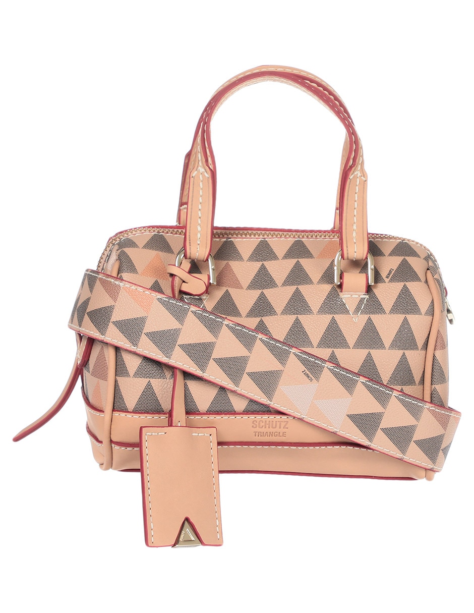 Bolsa satchel de piel para mujer
