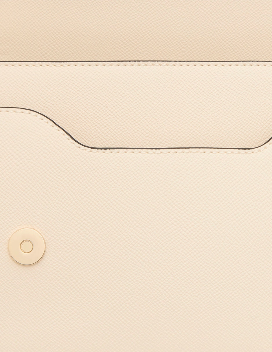 BOLSO BANDOLERA MEDIANA PIEL SI, BEIGE