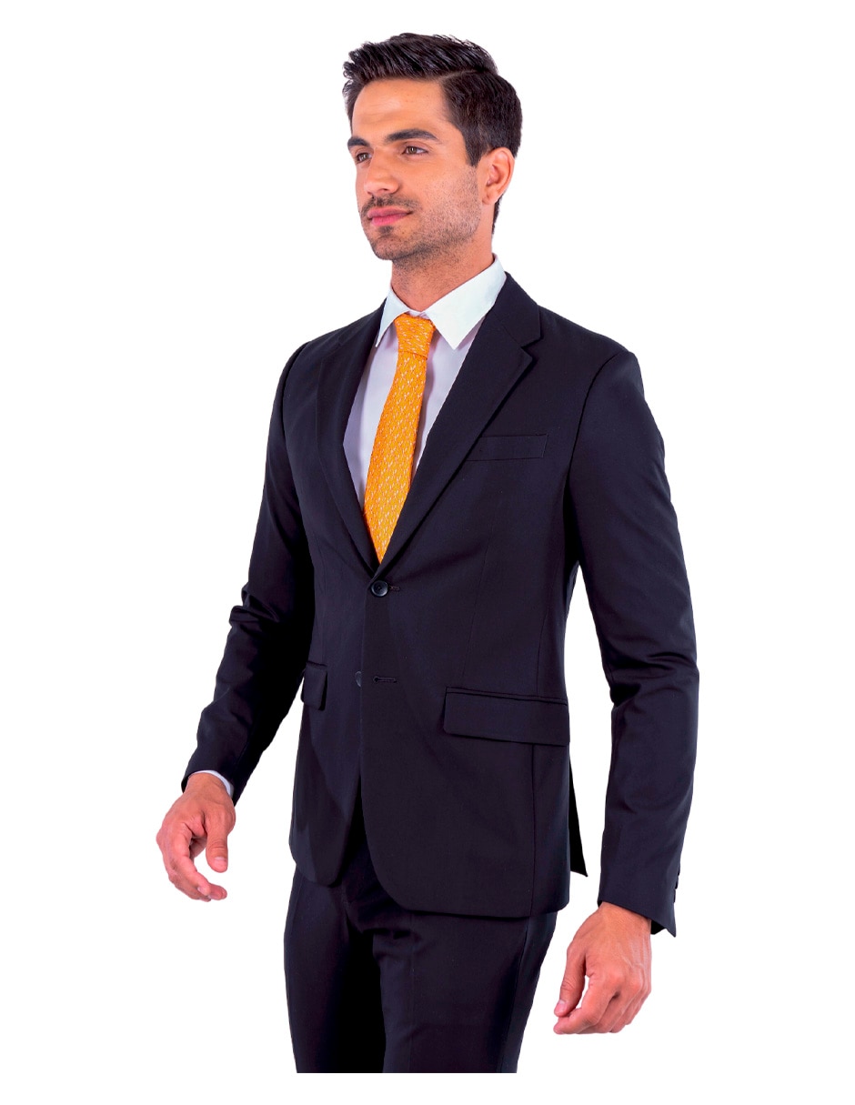 Corbata regular de seda estampado gráfico para hombre 3