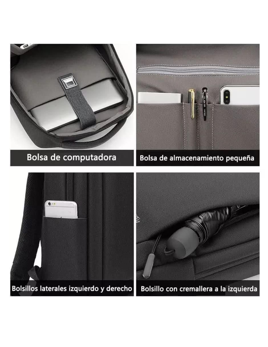 Mochila con portalaptop impermeable unisex 3