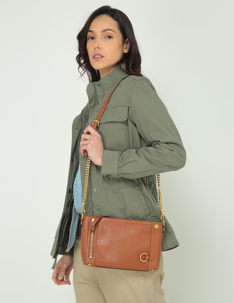 Bolsa crossbody Mab de cuero para mujer 5