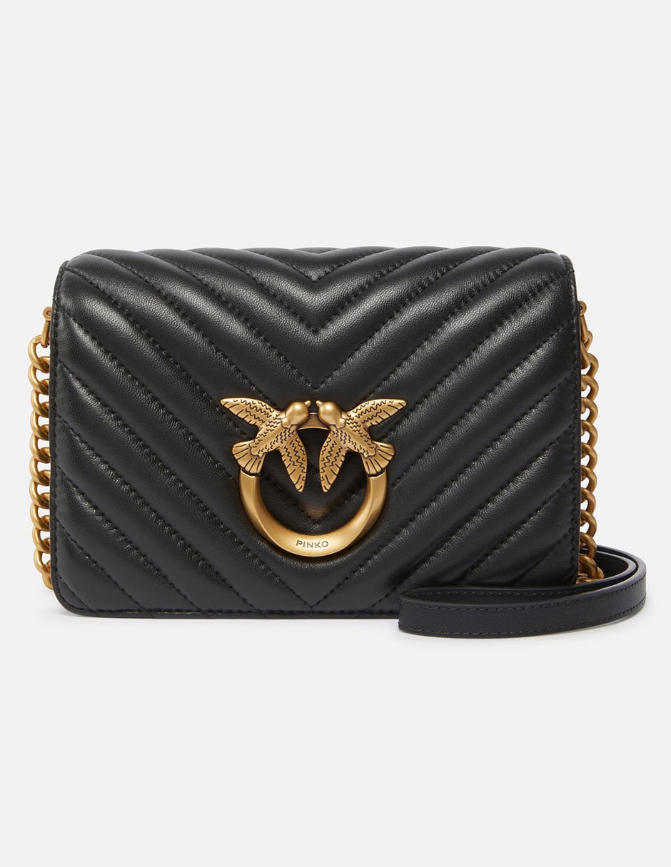 Bolsa crossbody de piel para mujer