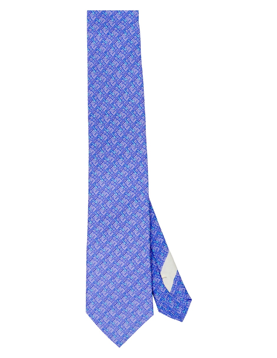 Corbata regular regular de seda para hombre
