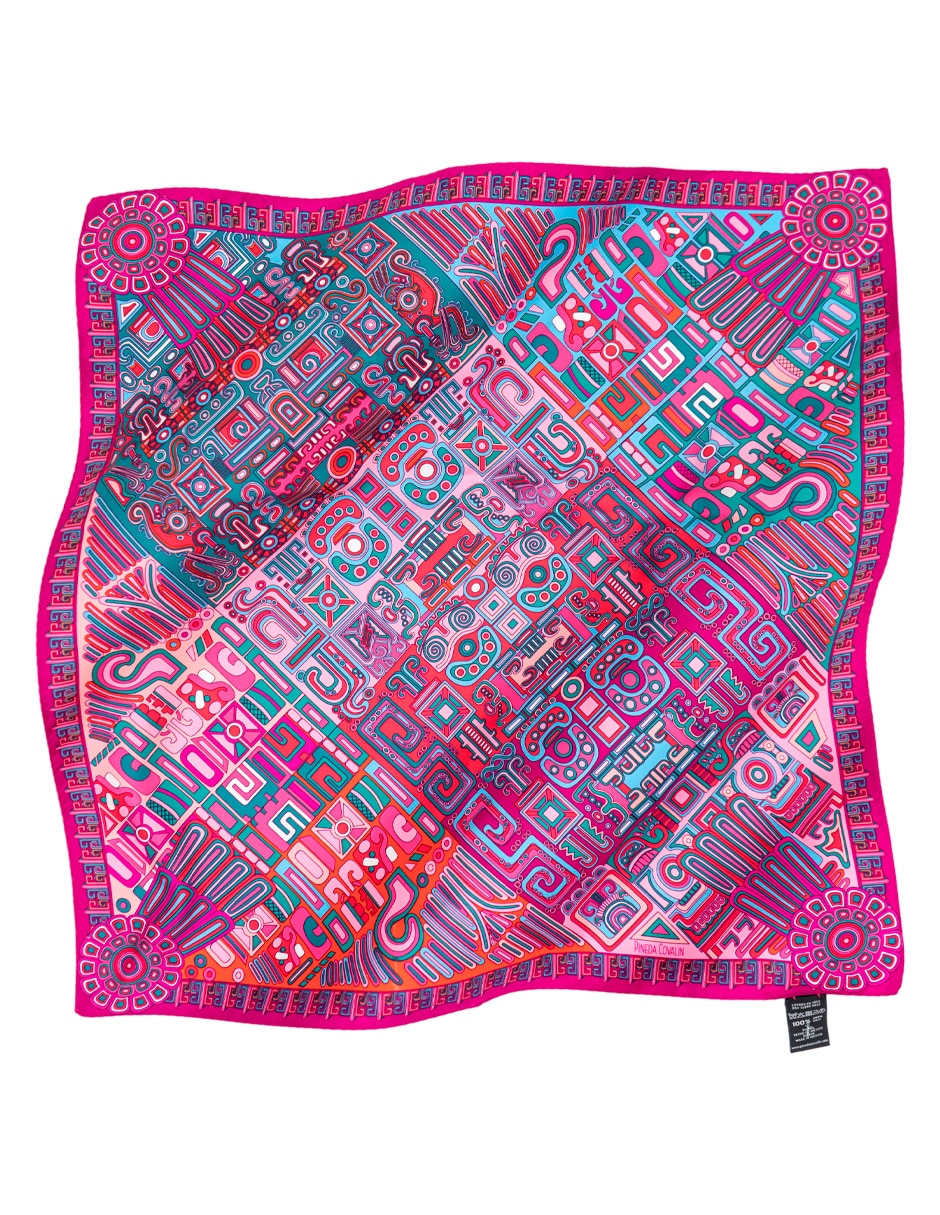 Mascada con estampado gráfico 2