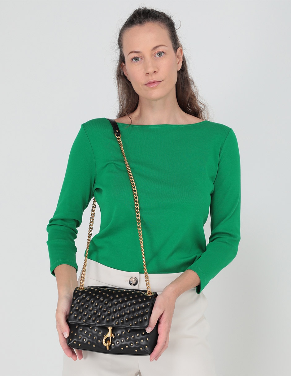 Bolsa crossbody Edie de piel para mujer 5