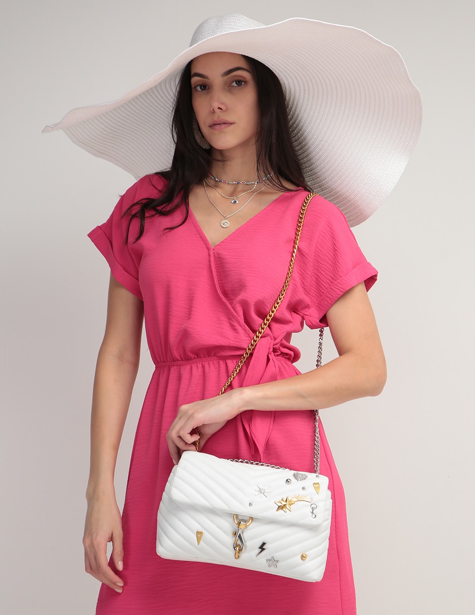 Bolsa crossbody Edie de piel para mujer 5