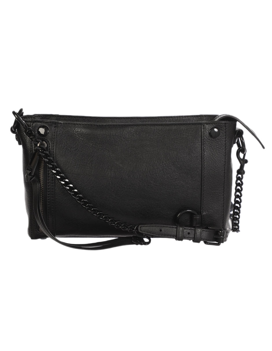 Bolsa crossbody de cuero para mujer