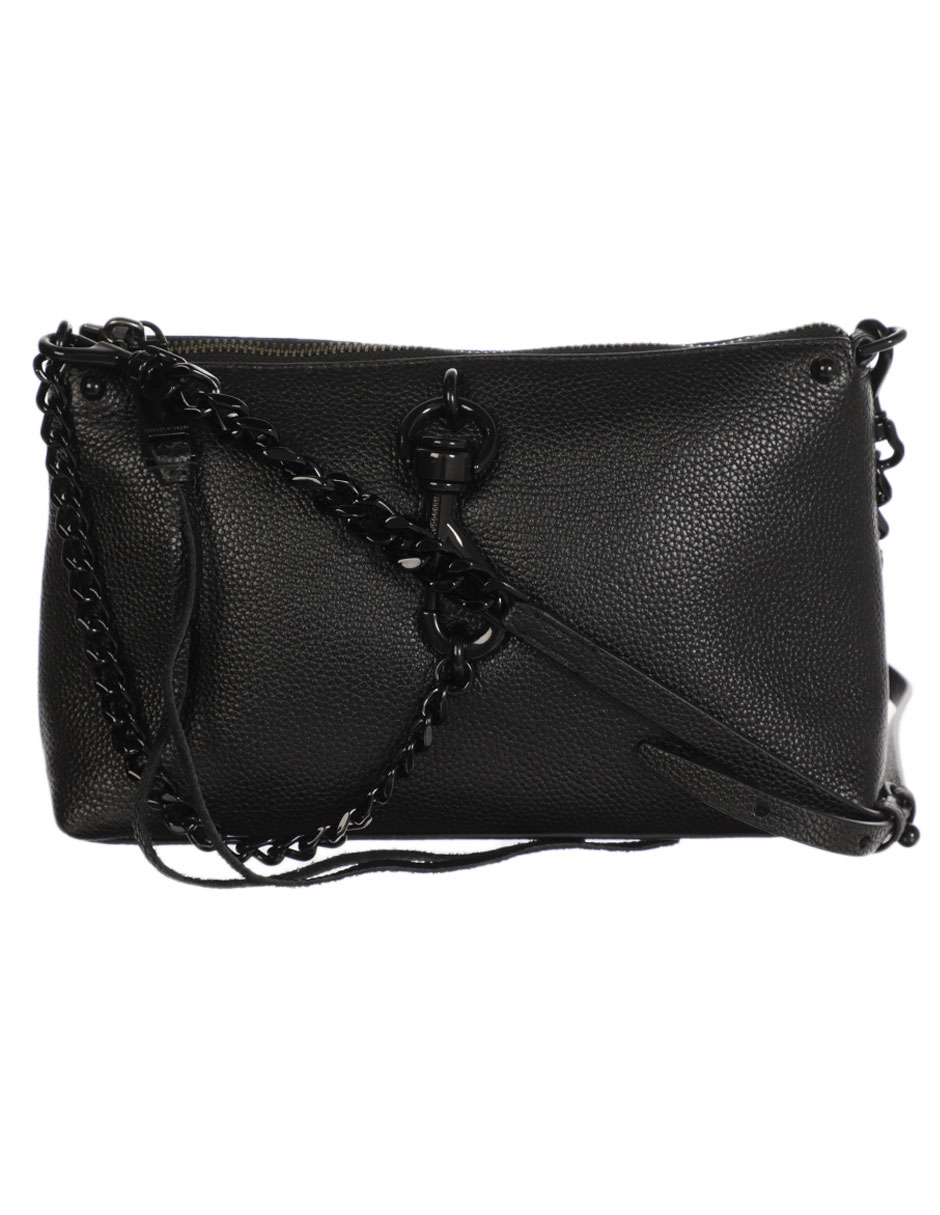 Bolsa crossbody de cuero para mujer