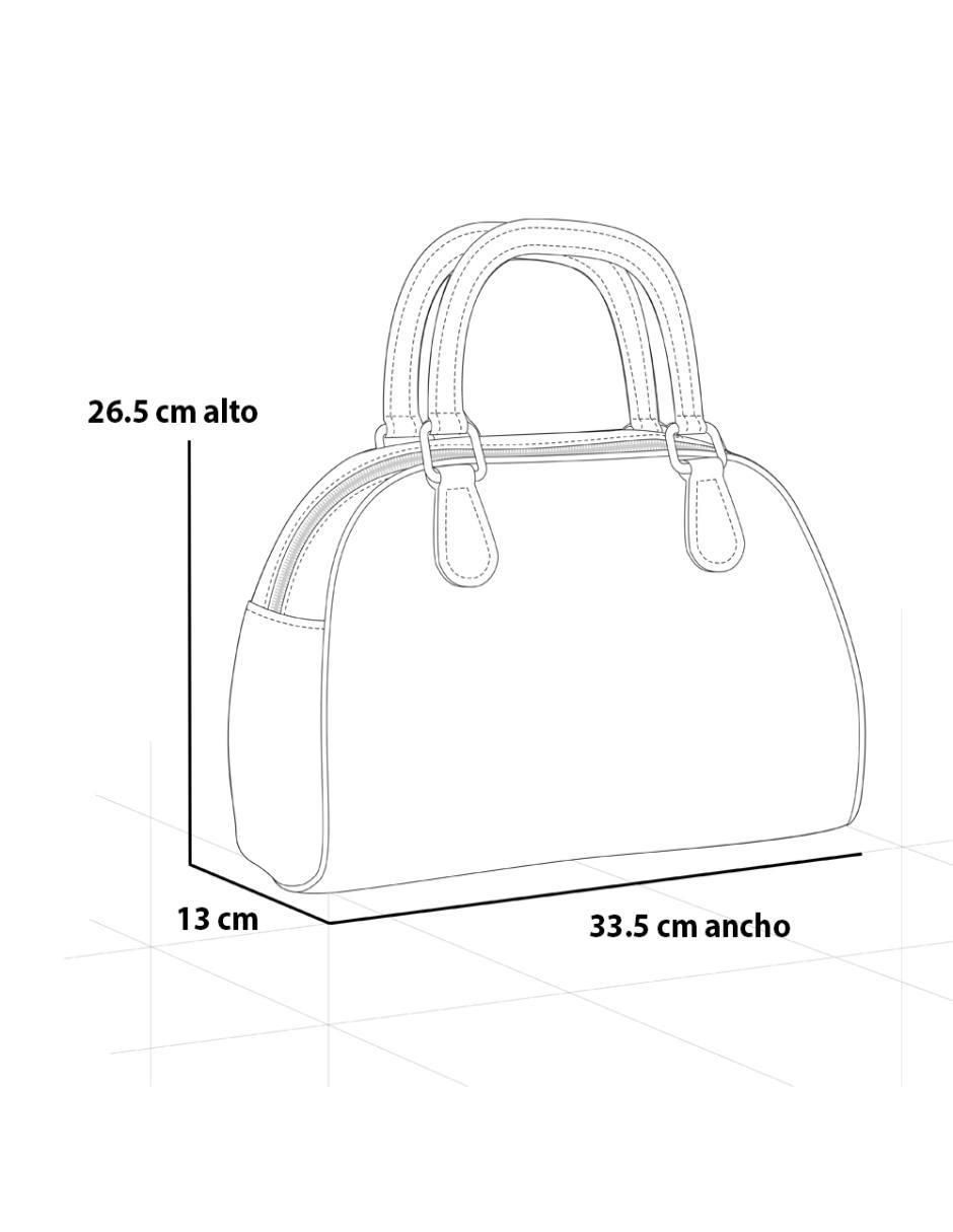 Bolsa bowler de piel para mujer 6