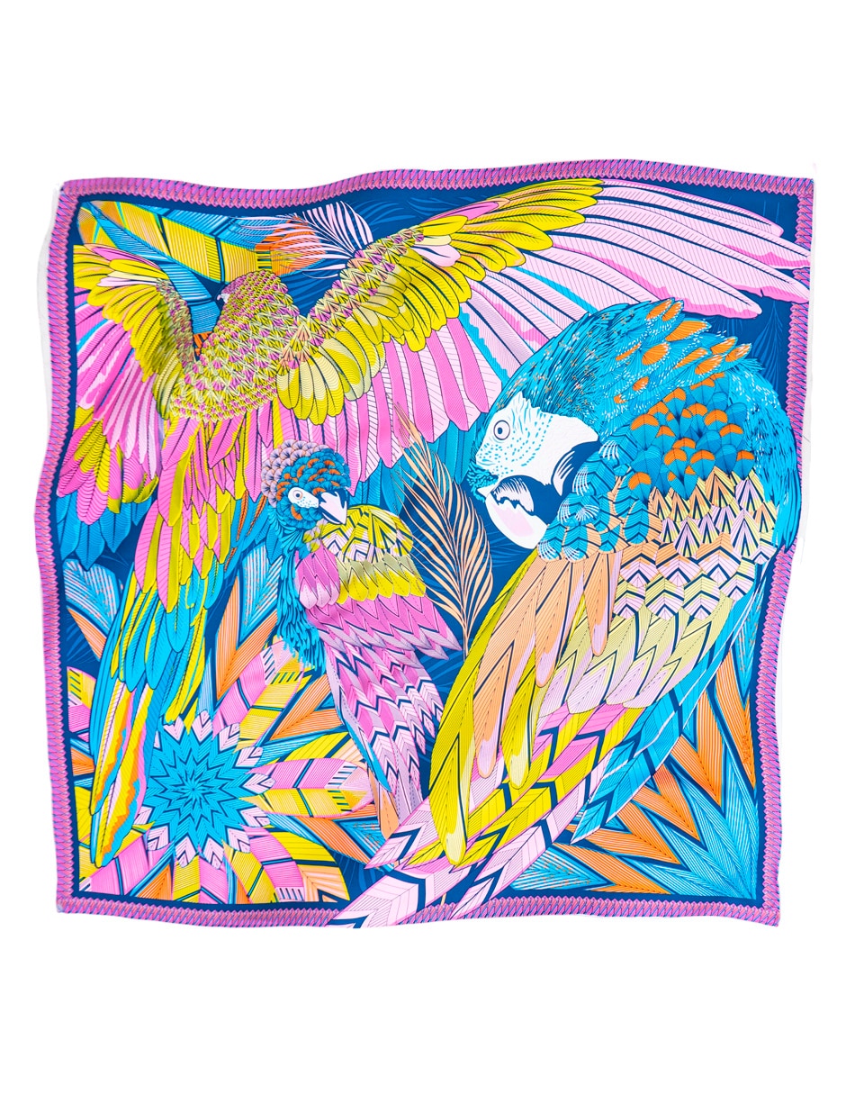 Mascada con estampado gráfico 2