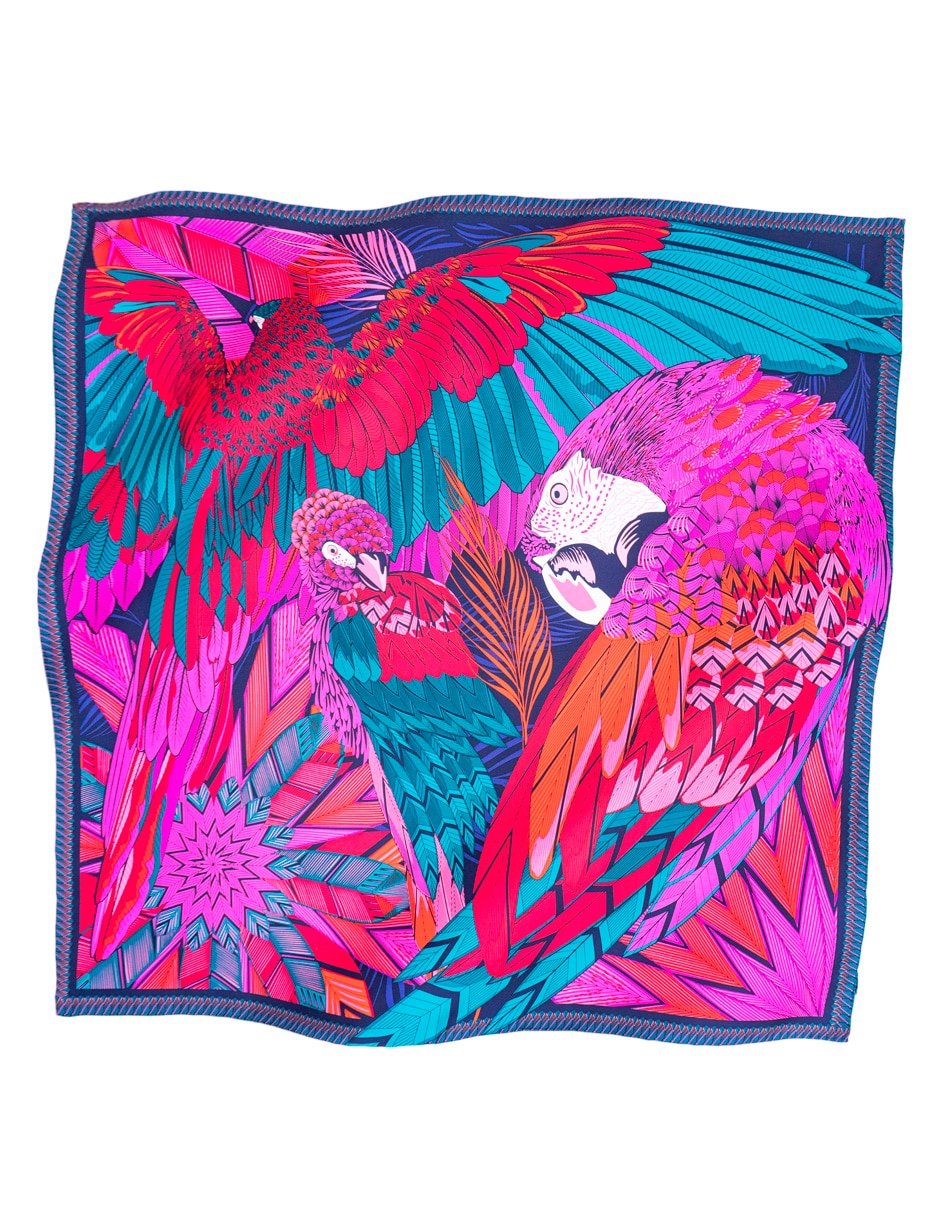 Mascada con estampado gráfico 2