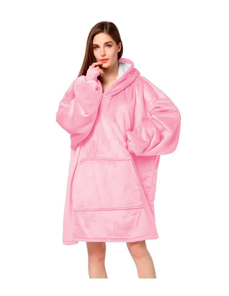 Sudadera con capucha y bolsa para mujer