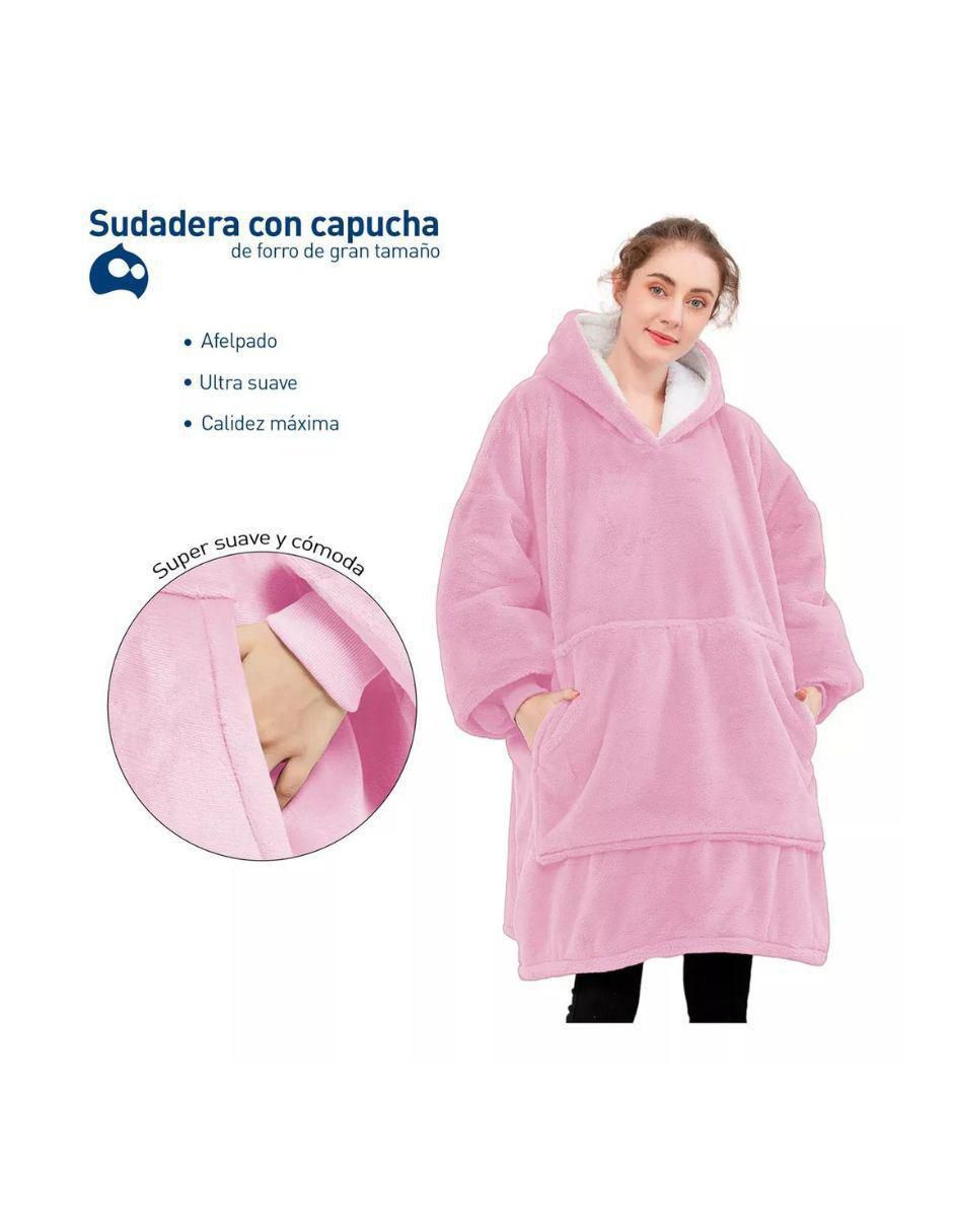 Sudadera con capucha y bolsa para mujer 2