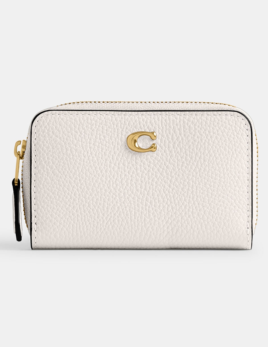 Tarjetero de piel Polished Pebble Leather para mujer Tarjetero de piel Polished Pebble Leather para mujer