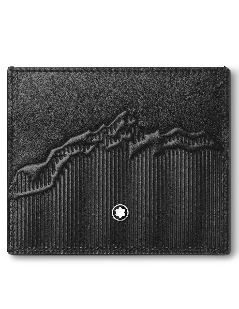 Tarjetero de piel para hombre