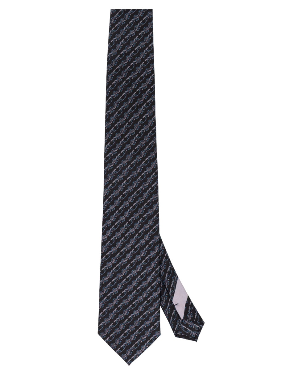 Corbata regular de seda estampado gráfico para hombre Corbata regular de seda estampado gráfico para hombre