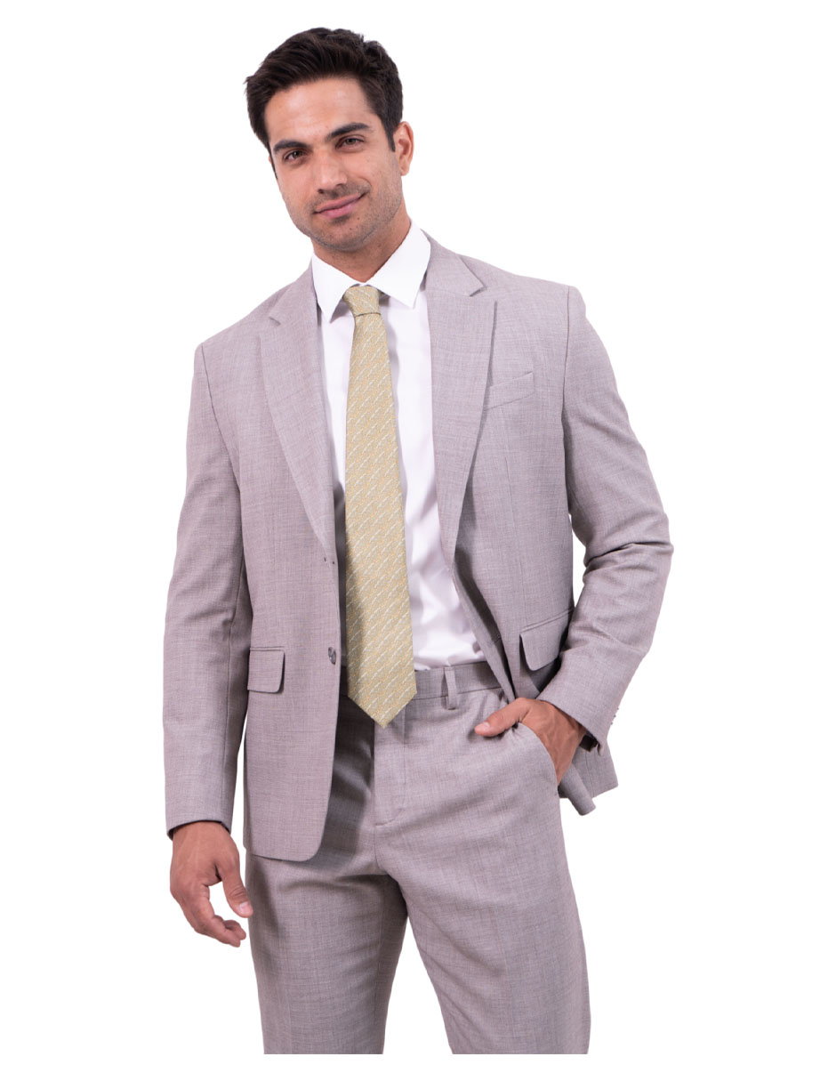 Corbata regular de seda estampado gráfico para hombre 3